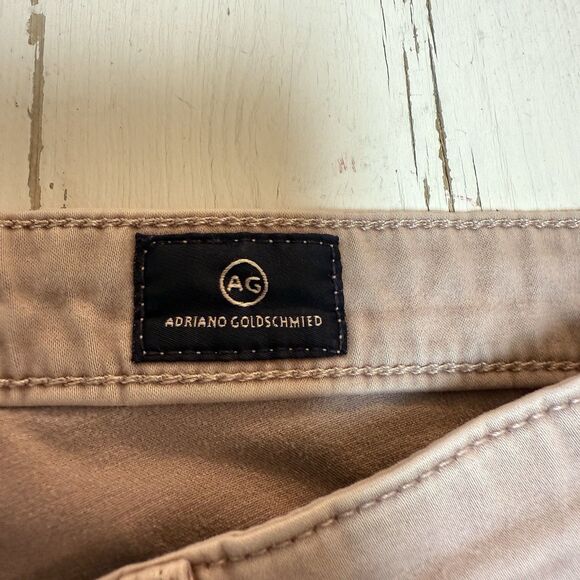 AG Adriano Goldschmied Women Sz 26R Pink Jeans Stevie Ankle Slim Straight Leg - Picture 5 of 15